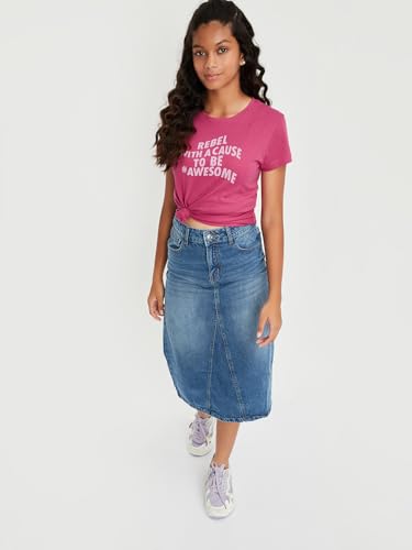 Image of Max Girls Cotton Regular Printed T-Shirt - Pack of 3