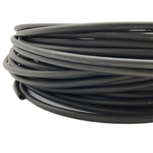 GRASAKY 黒フッ素ゴムソリッドストリップ直径2mm 3mm 4mm 2.5mm 3.5mm 4.5mm 5mm 6mm 7mm 8mm 15mm Oリングバーシール 1メートル ストリップコーナー(9mm)