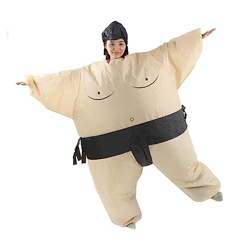 Costume de lutteur gonflable drôle en polyester imperméable - 4