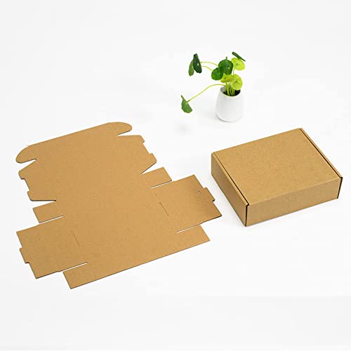 Image of Bleus 3 Ply Self-lock Mailing Box For Packing Shipping Courier Box, Size 6x4x1.5 Inches, Length 6 Inch - Width 4 Inch - Height 1.5 Inch, Very Hard In Strength Brown Color (75)