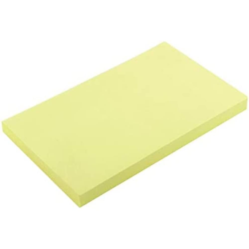 Whitebox 75 x 125mm Note Repositionable Pad - Yellow (Pack of 12)