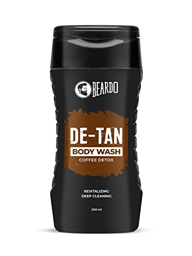Beardo De-Tan Body Wash for Men, 200ml | Tan Removal and Caffeine Body Wash | Detan With Coffee & Aloe Extracts | For Body & Face | Refreshing Fragrance Beardo De-Tan Body Wash for Men, 200ml | Tan Removal and Caffeine Body Wash | Detan With Coffee & Aloe Extracts | For Body & Face | Refreshing Fragrance