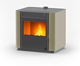 BRICOSOL ESTUFA DE PELLET GIROLAMI MODELO MINI 6 Verde