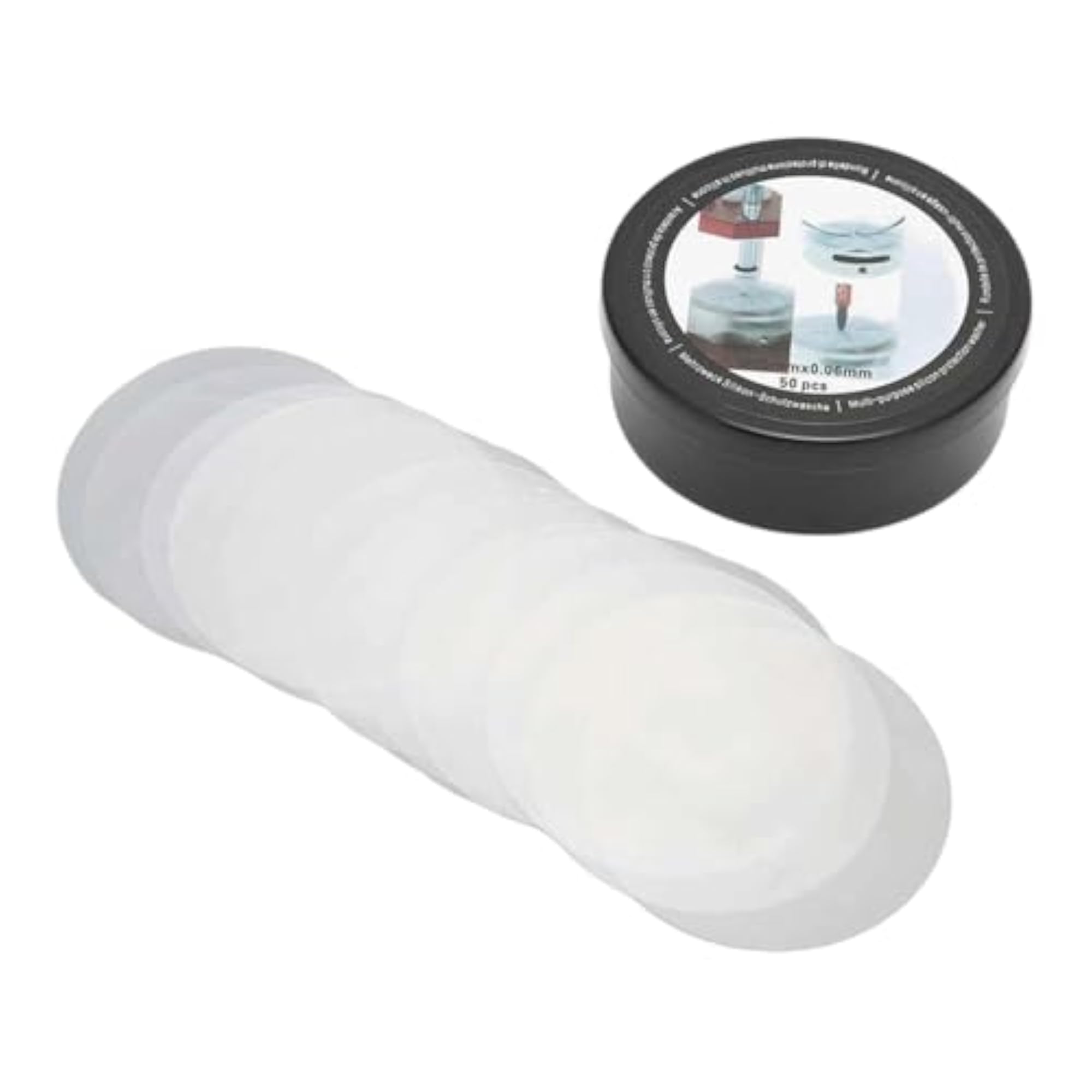 50x Watch Dial Case Back Pads with Storage Box