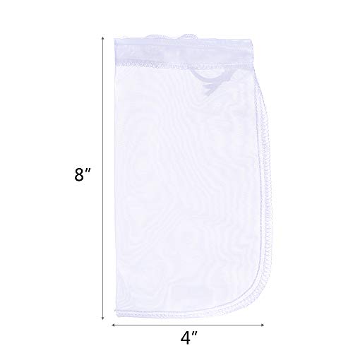 Image of ALEGI 4 Pcs Premium Nylon Fine Mesh Aquarium Filter Bags, 180 Micron, 8 inchx 4 inch (Pack of 2)