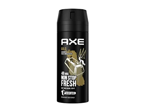 6x Axe Gold Deodorant Bodyspray für Ihn Deospray je 150ml 48H Frische for man