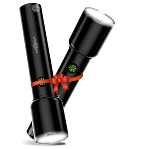 Image of Pick Ur Needs Long Range Torch Rechargeable 1500mAh Battery 50W LED Light with 6-Hour Backup, Fast 2-Hour Charging, 3 Modes (High /Low /Side Lights) (2)