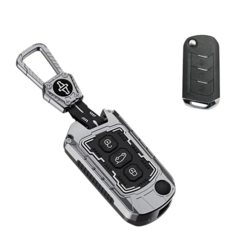 Image of Auto Thrill Premium Key Cover For Compatible With Mahindra Scorpio N | 3Xo | Xuv 300 | Marazzo | Xuv 700 | Xuv 400 Ev | Bolero | Thar 3 Button Flip Key