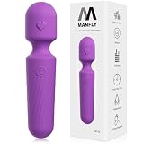 MANFLY Handheld Electric Massager, Portable Travel Massage Tool Mini Body Massager (Violet)