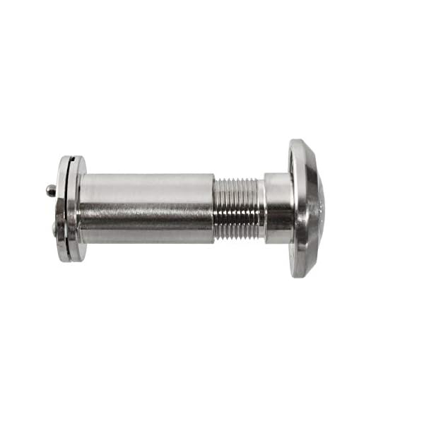 Türspion Spion 200° Weitwinkel Objektiv 36-56mm Türstärke in 4 Farben wählbar (Edelstahl-Optik) – Bild 6