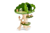 tickit 74059 Woodland Trail Tree House - Wooden Treehouse - Playhouse - Small World Play