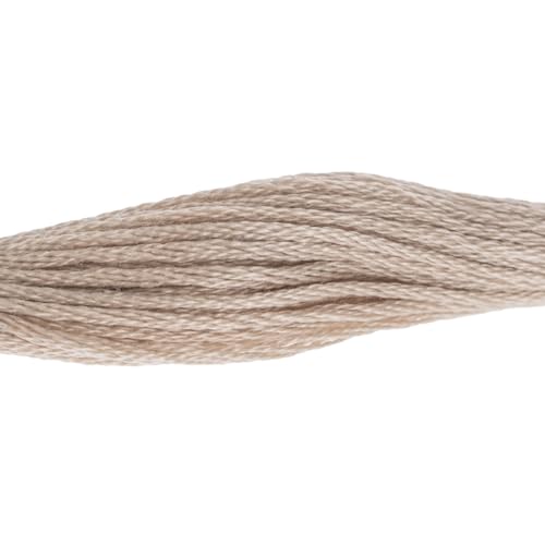 Image of Hobby Lobby DMC Cotton Embroidery Floss - 842 Very Light Beige Brown | Set of 12