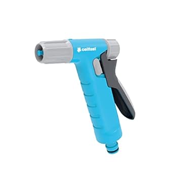 Cellfast Pistola a spruzzo per doccia da giardino, irrigatore per prato, fiori, piante, sistema Safetouch Hydron cellPRO