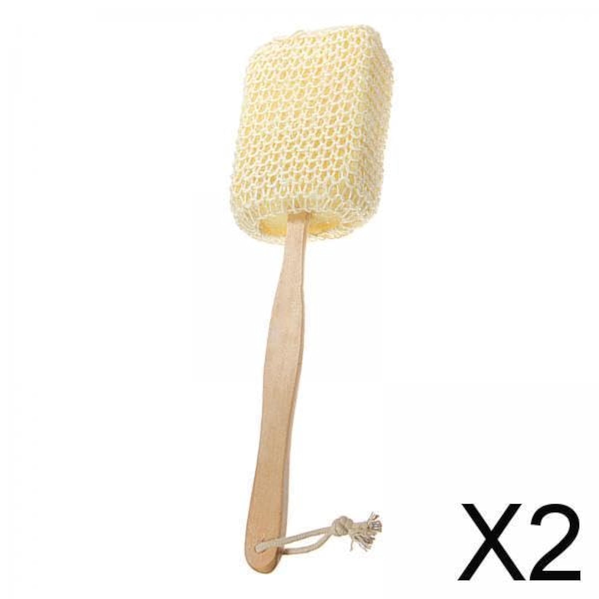 Sisal Back Scrubber Exfoliator Shower Bath Brush