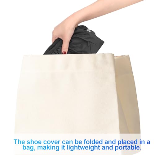 DMJJSD Schuhüberzieher Wasserdicht Regenüberschuhe Wasserdichte Überschuhe Regenschuhe Faltbare Regenstiefel-Schuhabdeckung mit Reißverschluss Rutschfest Reflektor Regenausrüstung für Männer Frauen XL