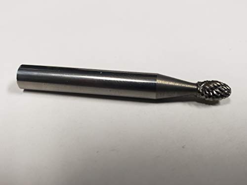Fresa de carburo sólida micro grano 1/4 pulg x 2 pulg miniatura 3