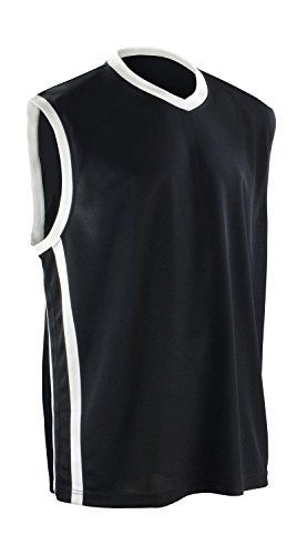 Maillot de basketball sans manche homme Spiro ample et respirant pour forte morphologie 4XL