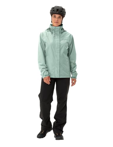 VAUDE Damen Freizeit und Regenjacke Escape Bike Light, wasser- und winddicht, atmungsaktiv, dusty fern, 40