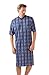 Produktbild hajo Herren Nachthemd Premium Cotton, Farbe:Atlantik, Größe:60