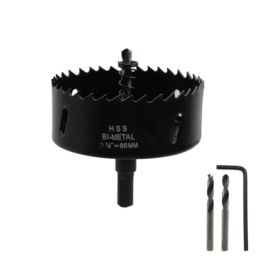 Image of 3-3 /8 inch /86mm BI-Metal Hole Saw Hole Saw for Thin Metal Wood and Plastic Cutting