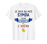 Cadeau parfait pour un supporter auxerrois qui ne se complique pas l'existence, dont les plaisirs sont simples et bien définis. Message qui résume une philosophie de vie épurée : la sympathie (qualité humaine), Auxerre fierté locale et passion foot