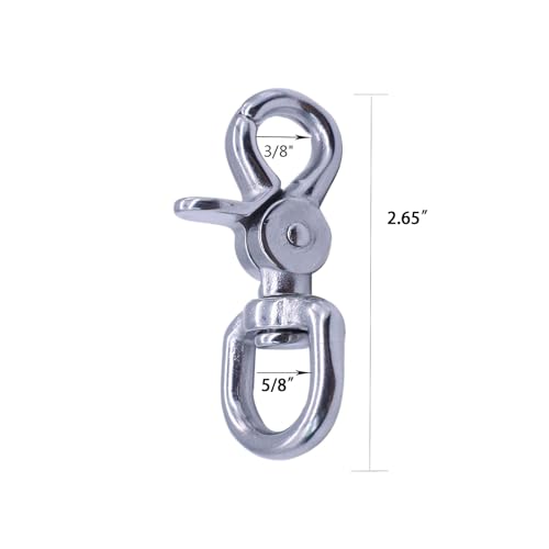 image for Frclona Lobster Clasp - 2PCS Trigger Snap Hooks Heavy Duty Quality 316