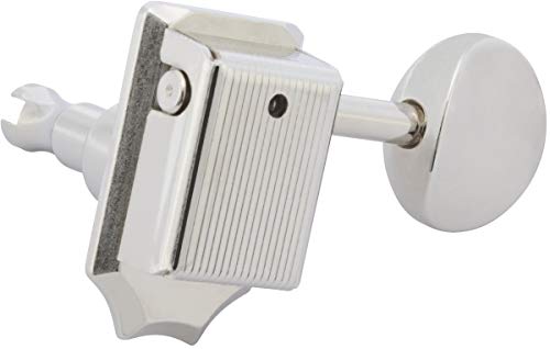 Fender® »CLASSICGEAR™ TUNING MACHINES« Mécaniques pour guitare électrique | 6-L | 18:1 Ratio | Finition: Chromée - Les Beatles, Paul McCartney, John Lennon, RIngo Starr, George Harrison Fender® »CLASSICGEAR™ TUNING MACHINES« Mécaniques pour guitare électrique | 6-L | 18:1 Ratio | Finition: Chromée – Image 3