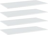 Vista 19 de 4 tableros de repuesto para estanterías, paneles de repuesto de aglomerado, unidades de almacenamiento, estantes organizadores, color gris hormigón