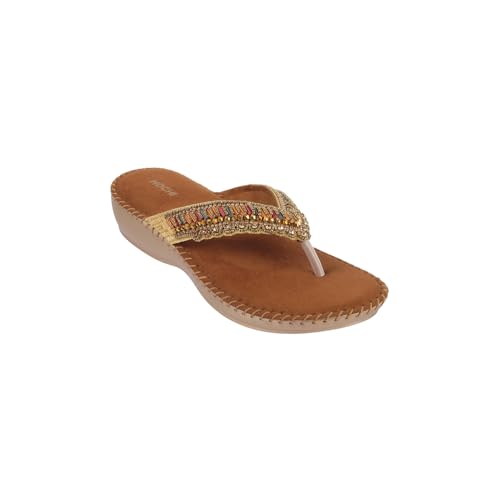Image of Mochi Women Ethnic & Comfort Slip-on Sandal