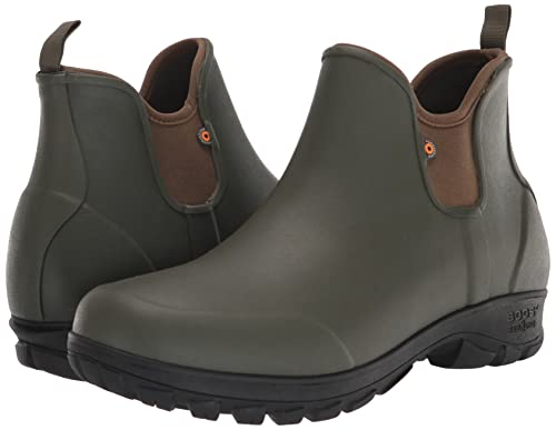 Bogs Mens Sauvie Slip On Boot, Olive, Size 7 #TOP6