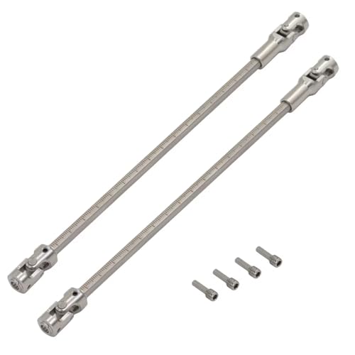 RC�h���C�u�V���t�g For LCG Sportys For Scalers For Capra For SCX10 Pro 1/10 RC �N���[���[�p �X�`�[�� 68-229mm �J�b�g�����h���C�u�V���t�g�p ���j�o�[�T���W���C���g�h���C�u�V���t�g�p(