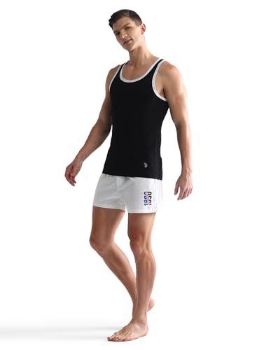 Image of U.S. Polo ASSN. Men's PV002 Cotton Stretch Anti Bacterial Premium Vest