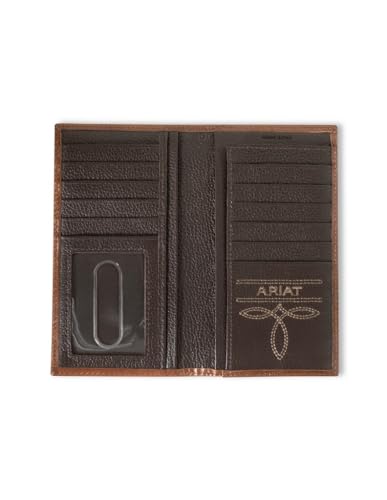 ARIAT Rodeo Southwest Inlay Wallet, Brown2