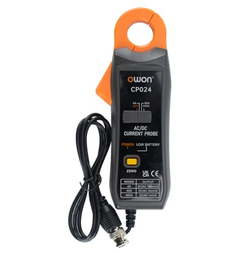 OWON CP024 DC/AC Current Probe, 4A-400A, 200kHz, 23mm Jaw