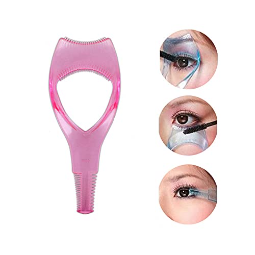 2PCS Plastic Makeup Eyelash Tool Upper Lower Eye Lash Mascara Guard Applicator 3 In 1 Eyelash Tools Mascara Shield Applicator with Eyelash Comb - Image 7
