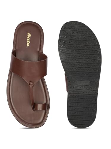 Image of Bata Men's STARK TR PLN Toe Ring Slippers