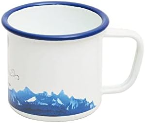 CAMPOUT Emaye Kupa Beyaz Bear, Dayanıklı Kamp Ekipmanları, Kamp Aksesuarları, Açık Hava Sporları, Doğa Sporları, Yürüyüş, Sırt Çantasıyla Seyahat - Görsel 6