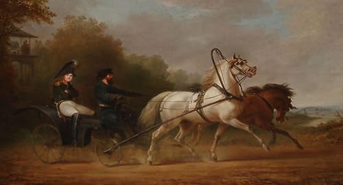 Tableau Alexandre Ier en Droschki par Sauerweid - Affiche d'Art Historique pour Salon 60x90cm