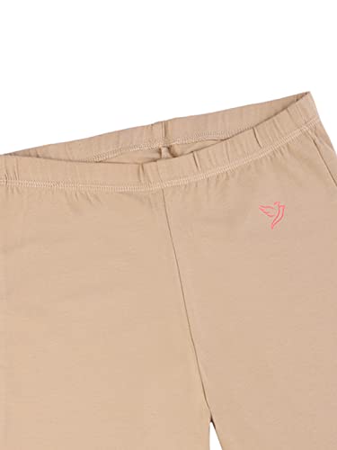 Image of TWIN BIRDS Cotton Stretchable Solid Coloured Skinny Fit Knee Length Yoga /Cycling /Sports Shorts for Girls