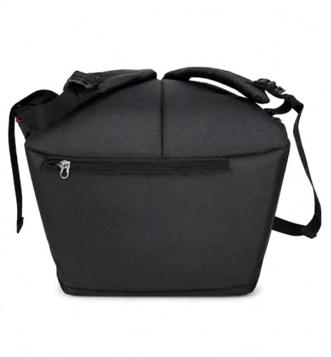 Image of Meek College Bag for Girls Boys Man Women | 15.6 inch Laptop Trendy School Backpack With Raincover Bags for Men Office Use (Black)