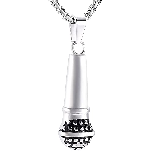 Collier microphone pour cendres à porter au quotidien en mémoire