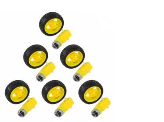 See full amazon price history chart for BO Motor Dual Shaft and Wheels Smart Car Robot Gear Motor for Arduino, Black and Yellow, Pack of 6 Automotive Electronic Hobby Kit BO Motor Dual Shaft and Wheels Smart Car Robot Gear Motor for Arduino, Black and Yellow, Pack of 6 Automotive Electronic Hobby Kit (B0CPVNV6TM) Amazon Price History, Amazon Price Tracker