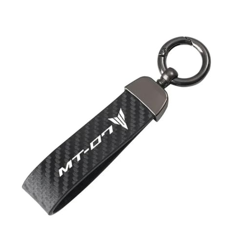 GUYFAM Porte-clés en cuir pour moto Y-amaha MT01 MT09 MT07 MT10 MT03 MT 09 07 03 10 MT-09 MT-07 MT-10 MT-03 TRACER 900 700 GT