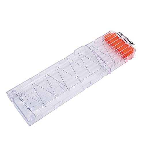 18 Dart EVA Soft Shooting Ball Clip Dardos Plástico Gun Toy Cartridge Holder para Elite Series Bulle