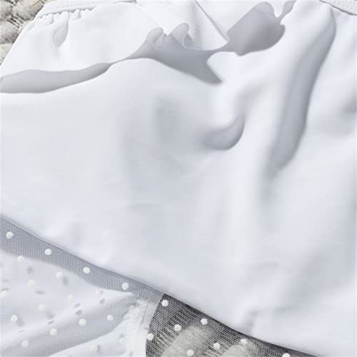 Girls' One-Piece Swimsuit with UPF 50+ Sun Protection Quick Drying Solid Color Suit Beach Swimwear Bathing Suit2