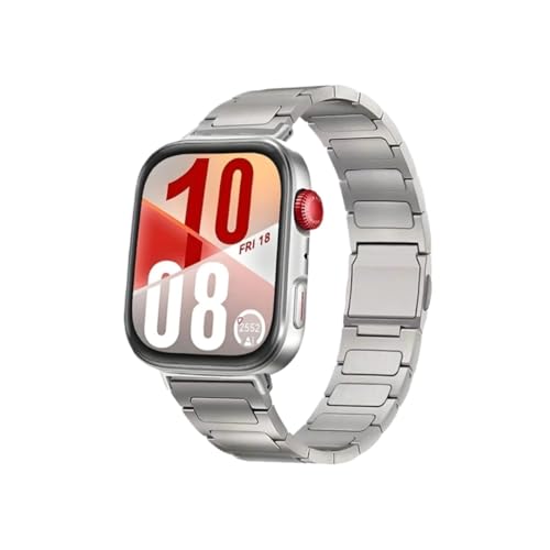[LOKLNEYK] ɓKHuawei Watch Fit 4/3 Ή `^Xgbv ߉\ uXbg Xgoh Fit4 Pro Correa oh(Silver,For Huawei Watch Fit 3)