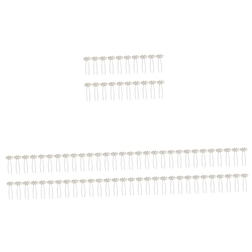 Épingles à cheveux en U gypsophile pour mariage | Lot de 4