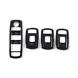 Pegatinas Botones Compatible Con Maserati Para Levante 2016 2017 2018 2019 2020 2021 Accesorios De Piezas De Coche 4 Unids/set Botón De Elevación Ventana Coche Marco Adhesivo Embellecedor(color1)