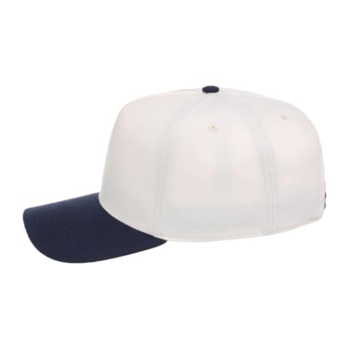 Image of Lids Blank Hook Shot A-Frame Adjustable Snapback Hat - Breathable Mesh & Lightweight | Curved Bill | One Size Fits Most