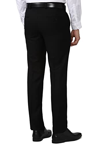 Image of Van Heusen Men's Fashion Formal Mid Rise Slim Fit Premium Formal Trousers | Superior Comfort | Auto-Flex Waist Band | Soft Touch